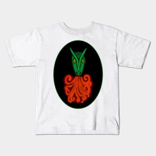 Tribal Dragon Cameo Kids T-Shirt